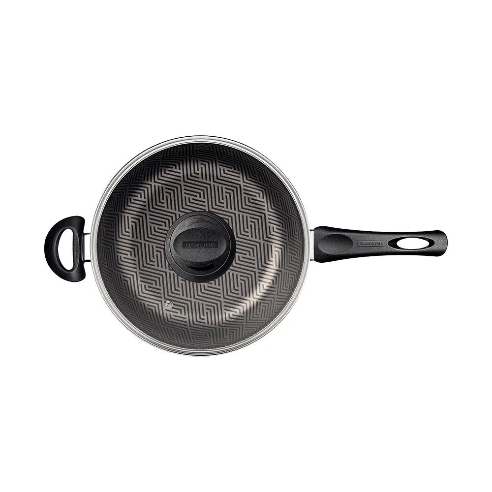 Sartén con Tapa 26cms Gris TRAMONTINA