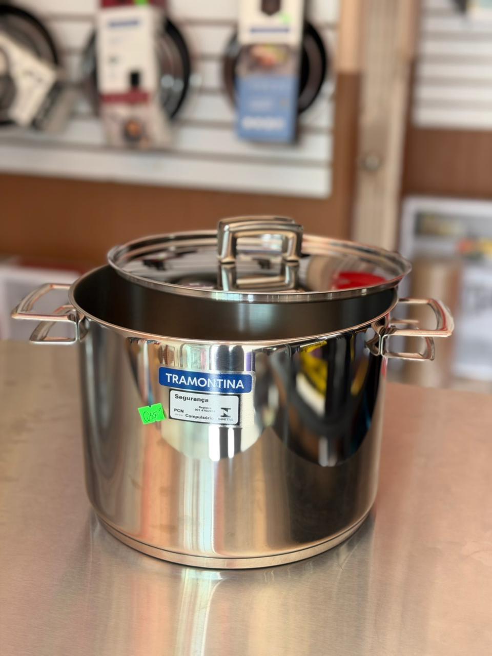 Olla 24cm 7.7 Litros Inox. TRAMONTINA