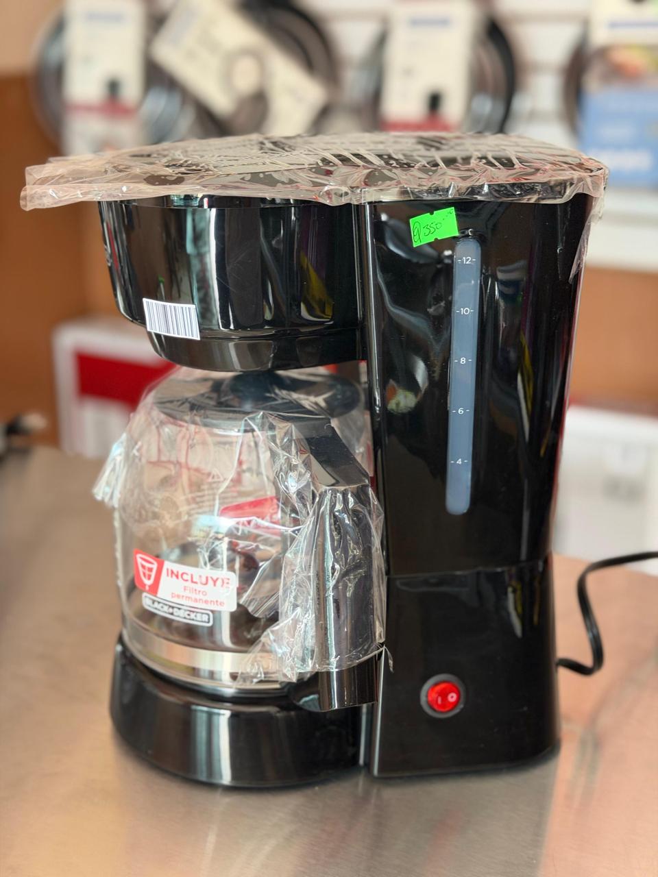 Cafetera 12 Tazas Black +decker