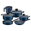Batería de Cocina Tramontina Azul (9 Piezas)
