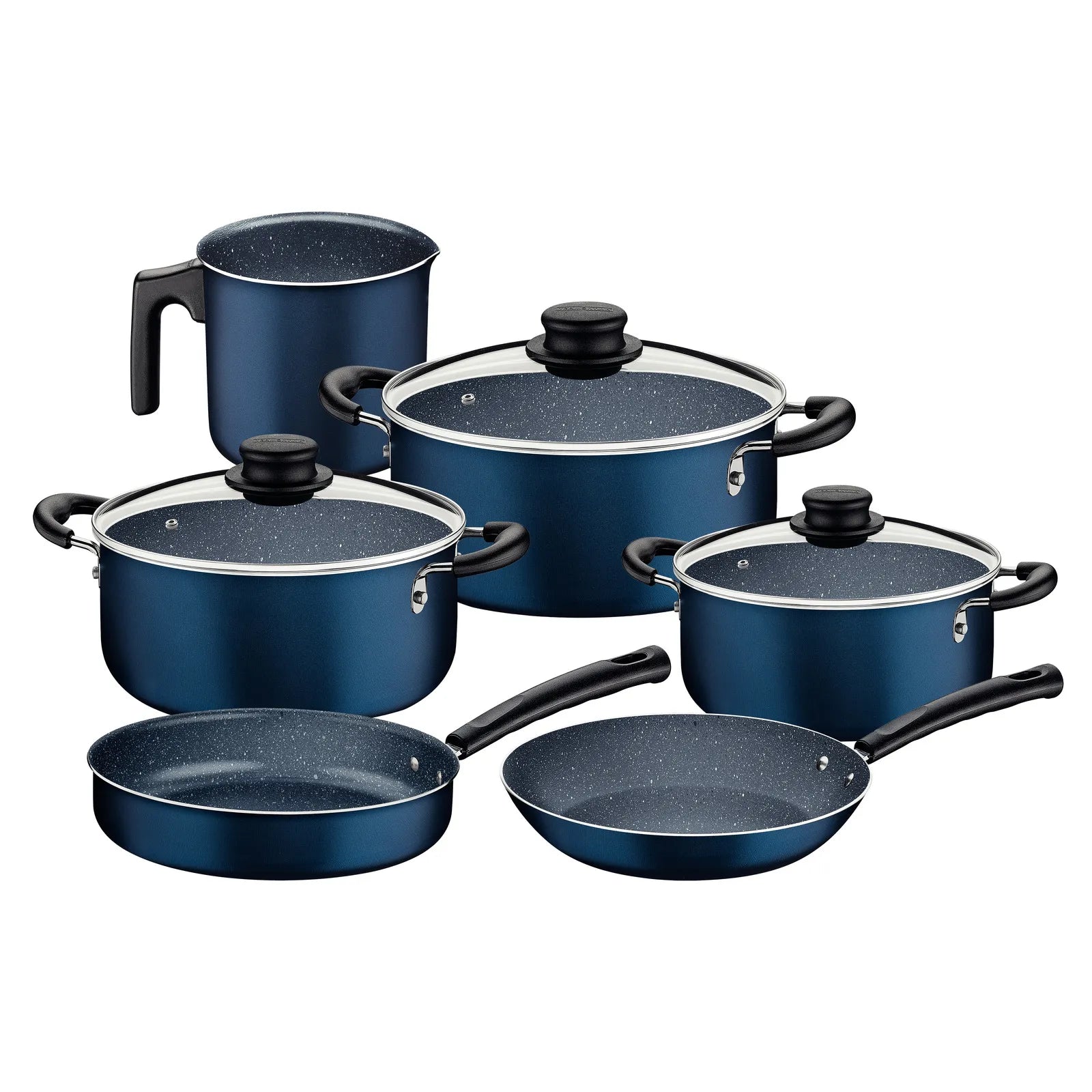 Batería de Cocina Tramontina Azul (9 Piezas)