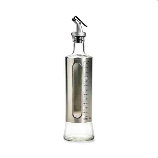 Botella para Aceite de Vidrio/acero Inoxidable