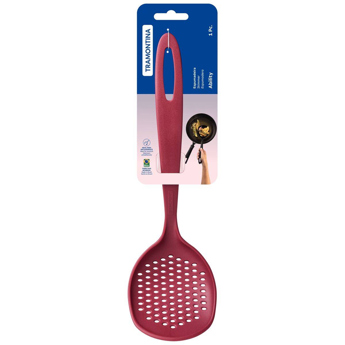 Espumadera Nylon Roja