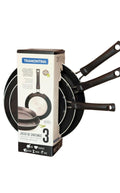 JUEGO DE SARTENES 20, 26, 30cms ALUM/ TEFLON NEGRO TRAMONTINA